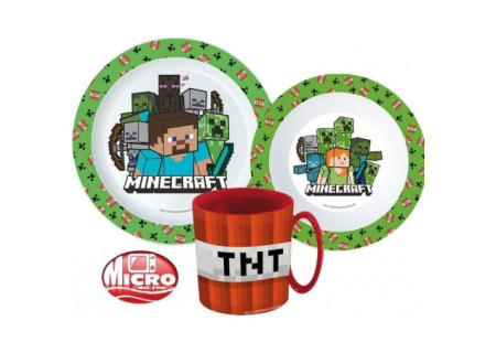 Minecraft étkészlet, micro...