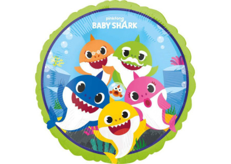 Baby Shark fólia lufi 43 cm