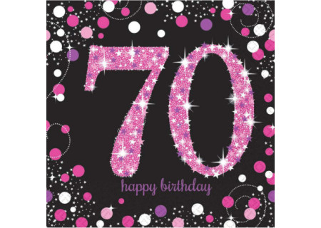 Happy Birthday 70 Pink...