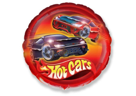 Hot Cars fólia lufi 46 cm