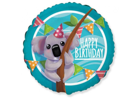 Happy Birthday Koala fólia...