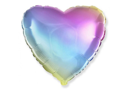 Pastel Rainbow Heart,...