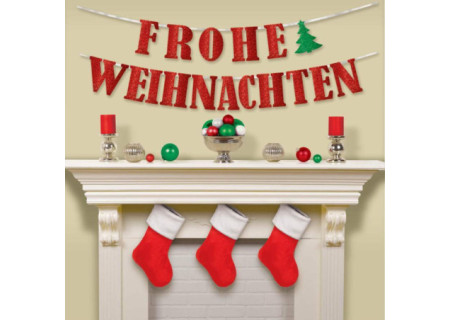 Frohe Weihnachten papír...