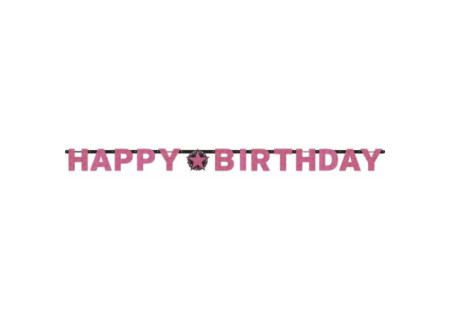 Happy Birthday Pink felirat...