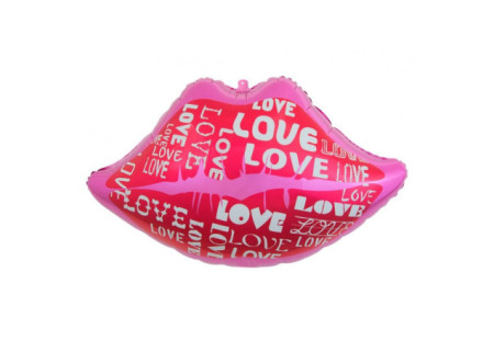 Lips and Love fólia lufi 62 cm