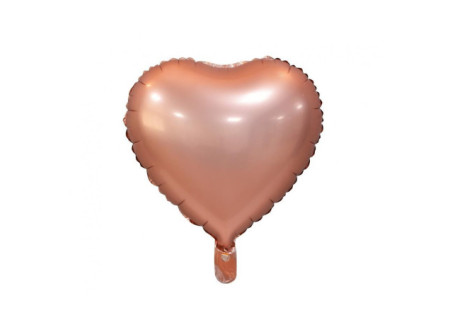 Matt Pink Gold Heart,...