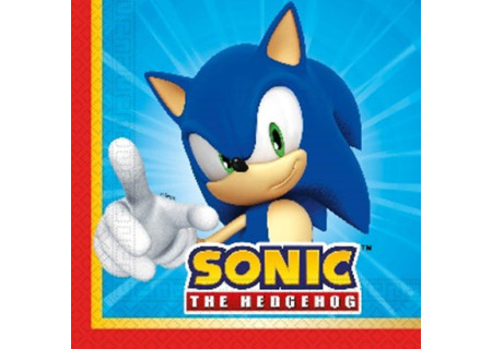 Sonic a sündisznó szalvéta...