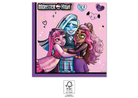 Monster High szalvéta 20...