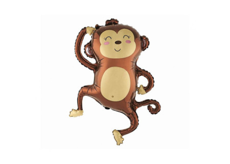 Monkey, Majom fólia lufi 78 cm