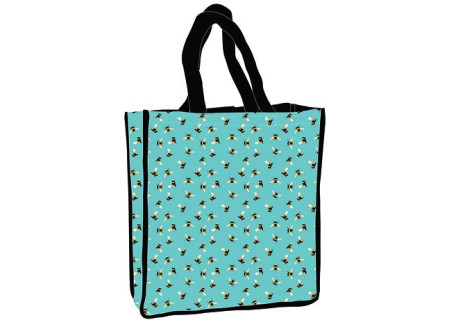 Méhek shopping bag 34 cm