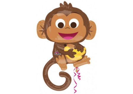 Happy Monkey fólia lufi 91 cm