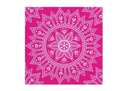 Mandala Fuchsia White...