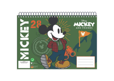 Disney Mickey A/4 spirál...